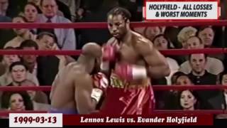 HOLYFIELD  ALL LOSSES amp WORST MOMENTS ✰ BOXING FULL HD JiBowman Amanda [upl. by Ayatnohs328]