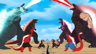 Evolution of GODZILLA vs SHIN GODZILLA Who is the King of Monster  Godzilla Cartoon Movies [upl. by Schaper]