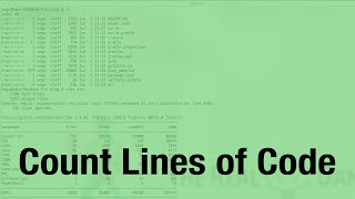 Count Lines of Code cloc [upl. by Enohpesrep404]