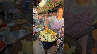 Street style pav bhaji😳😱 shortsfeed foodshorts foodies foodvlog streetfoodindia foodblogger [upl. by Itsur]