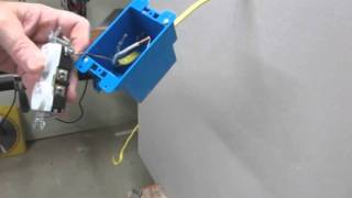 How install an electric outlet in an existing wall [upl. by Htezil]