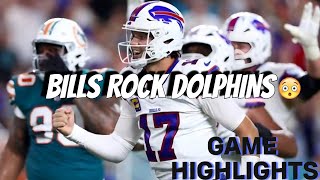 Bills vs Dolphins EPIC Game Highlights Week 2  NFL Highlights 2024 [upl. by Eimme]