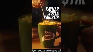 KNORR ÇABUK BARDAK MAKARNA ACIKANLAR BARDAK KALDIRSIN [upl. by Lehmann841]