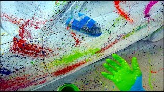 Splatter Paint Art Car with Plasti Dip [upl. by Ayekim]