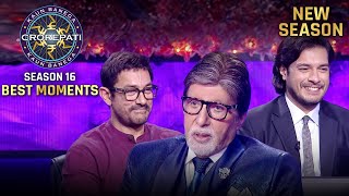 New Season  KBC S16  Contestant Special  Aamir Khan और Junaid ने खेला मशहूर KBC Game [upl. by Akirahc]