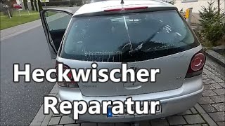 VW Polo 9N  Heckwischer inklusive Wischwasser reparieren [upl. by Haliled]