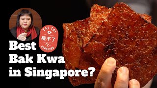 Rating Singapores Most Popular Bak Kwa Brands [upl. by Oinigih]