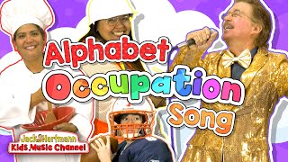 Alphabet Occupation Song  Jack Hartmann [upl. by Eadas]