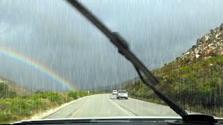 Day 90  Rain along the coast of Cape Town South Africa [upl. by Rosina388]