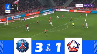 PSG contre LOSC Lille 31  Ligue 1 McDonalds 202425  Résumé de Match [upl. by Blinni]