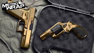 Pistol amp Revolver Chrome Gun Skin Vinyl Wraps  GunWraps [upl. by Holt]