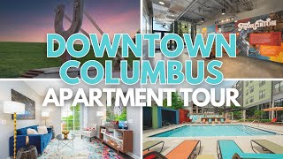 Discover these artistic amp walkable apartments in Downtown Columbus columbusohio apartmenttour [upl. by Hali]