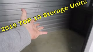 2019 TOP 10 INSANE 20 Abandoned Storage Units [upl. by Scevo558]