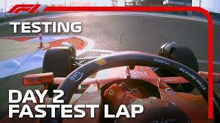 Carlos Sainzs Fastest Lap  Day 2  F1 PreSeason Testing 2024 [upl. by Repsihw]