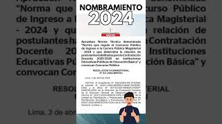 ⚠️🔴¡NOMBRAMIENTO 2024 [upl. by Aciras906]