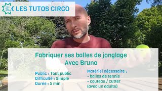 Fabriquer ses balles de jonglage avec des balles de tennis [upl. by Sessylu569]