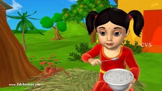 Little Miss Muffet  3D Animation English Nursery Rhyme for Children with lyrics [upl. by Savil708]