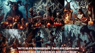 RITUALES PROHIBIDOS 3 HISTORIAS DE TERROR QUE NO DEBERÍAN SER CONTADAS [upl. by Nodaj]