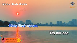 NHÂN SINH QUÁN  JIN TUẤN NAM Guitar beat solo karaoke Muoi Music  Muối SV [upl. by Neih114]