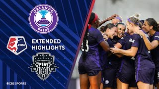 Orlando Pride vs Washington Spirit Extended Highlights  NWSL  CBS Sports Attacking Third [upl. by Gerald]