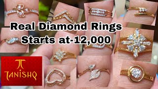 Tanishq Real Diamond Ring Designs with PriceDiamond Finger RingsLatest diamond rings 2022 deeya [upl. by Aillemac69]