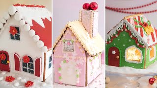 BEST CHRISTMAS GINGERBREAD HOUSES Compilation [upl. by Sivie]