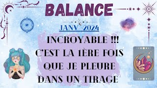 ♎ BALANCE JANVIER 2024  À écouter jusquau bout ne le ratez pas Ce tirage est un soin un don [upl. by Regan]