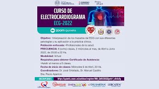 Curso de Electrocardiograma ECG2022 Clase 1 [upl. by Anigar719]