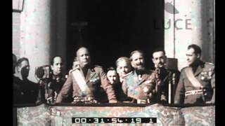 Il Duce presenzia le prime grandi manifestazioni del secondo decennio della Rivoluzione Monza [upl. by Leirad]