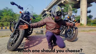 Yezdi Roadster vs RE Meteor 350  Which one to choose [upl. by Pros]