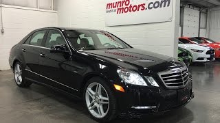 2012 MercedesBenz SOLD EClass E350 4MATIC ObsidainTan Navigation Panoramic Munro Motors [upl. by Ayatahs]