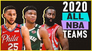 2020 ALL NBA teams including SNUBS and BREAKOUTS 1st 2nd 3rd teams [upl. by Arrac910]