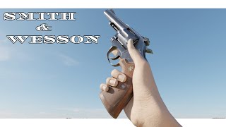 Smith amp Wesson Model 19 Viewmodel Animation [upl. by Ovatsug692]