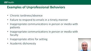 Professionalism Overview of professional attributes and how to report unprofessional behavior [upl. by Millford]