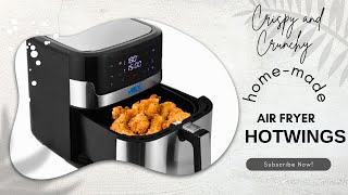 Hot wings in Air fryer  Easiest recipe foryou viralvideo subscribe food hotwings airfryer [upl. by Amerak948]