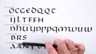 A Beginners Guide to Uncial Calligraphy with Janet Takahashi [upl. by Aneer56]