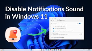 How to Disable Notifications Sound in Windows 11 [upl. by Atiruam]