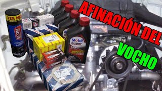 COMO HACER LA AFINACION AL MOTOR DEL VOCHO 2018 SCARABAJO GARAGE [upl. by Atinrev]