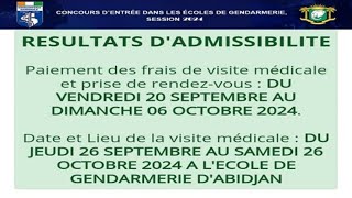 Concours De Gendarmerie 2024  Que Faire Après Les Résultats De Présélection   Visite Médicale [upl. by Amethist]