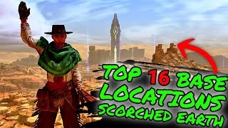 TOP 16 PVE and SOLO PLAYER Base Locations on SCORCHED EARTH in Ark Survival Ascended [upl. by Calan]