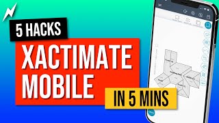 5 MIND BLOWING Xactimate Mobile Hacks in 5 Minutes 💥 [upl. by Ahtoelc]