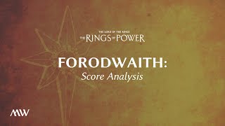 Forodwaith  The Rings of Power Score Breakdown [upl. by Keely555]