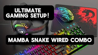 Ultimate Gaming Setup Mamba Snake Wired Combo [upl. by Born]