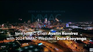 2023 AMM  New MMAC Chair Austin Ramirez amp New MMAC President Dale Kooyenga [upl. by Matland]