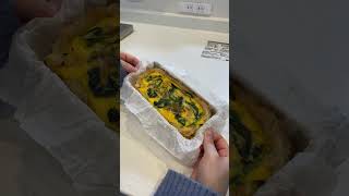 ASMR Make amp Pack my school lunch with me pt8 quiche salad lunchbox asmr [upl. by Rehpotsihc]