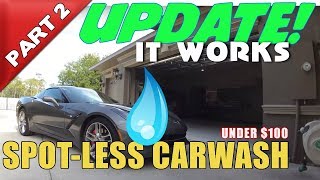 IT WORKS SPOTLESS Car Wash System at Home PART 2  THE RESULTS Under100 [upl. by Ativ745]