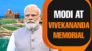 PM Modi in Kanniyakumari to meditate at Vivekananda Rock Memorial [upl. by Milli]