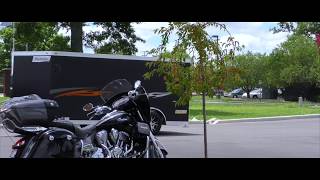 Haulmark ALX VNose Motorcycle Trailer [upl. by Einaled]