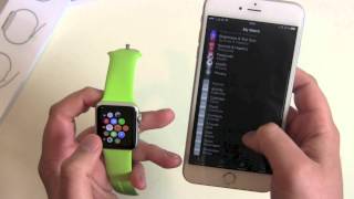 Apple Watch setup swap bands and first impressions [upl. by Igal]