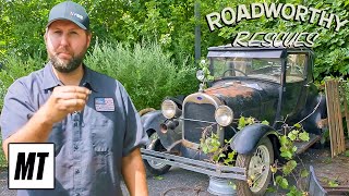 This 1928 Ford Model A Hasnt Run in Over 60 Years  Roadworthy Rescues [upl. by Ymaj]